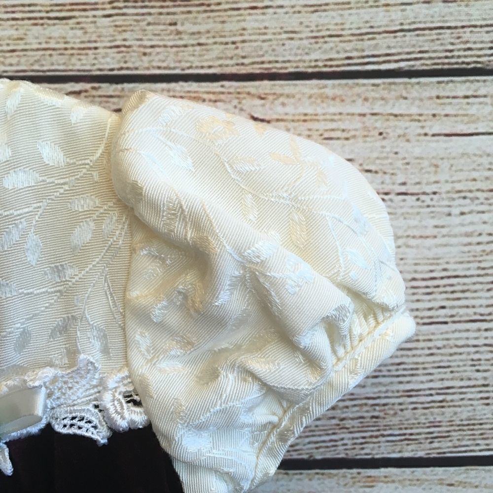 VINTAGE JESSICA ANN VELVET ROMPER - Picture 5 of 8
